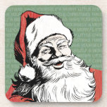 ¡Felices Navidad Papá Noel! Posavasos De Bebida