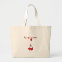 Felices Navidad Santa Bolsas De Mano