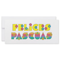 Felices Pascuas Rack Card Template