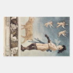 Felicien Rops - Pornocrates Rectangle Stickers