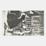 Felicien Rops - The examination Rectangle Sticker