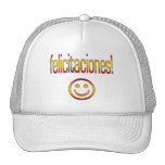 Felicitaciones! Spain Flag Colors Trucker Hats