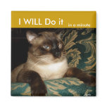 Feline Leukemia AwarenessSiamese Cat Fridge Magnet