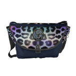 Feline Lover Smokey Leopard Rickshaw Messenger Bag rickshaw messenger bags