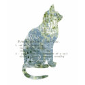 Feline  Silhouette Lilypad Definition Tee t-shirts