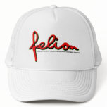 FELION HOT WHITE AND RED HATS