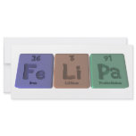 Felipa as Iron Lithium Protactinium rack cards