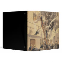 Felix Faure  with the firemen Binder