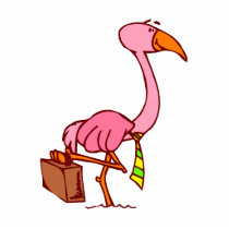Felix Flamingo Photo Cut Out