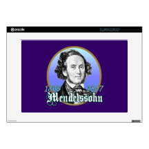 Felix Mendelssohn 15" Laptop Decals