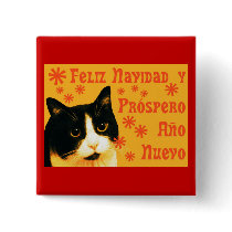 Felix Navidad buttons by Cat_Lover_Boutique Felix Navidad buttons