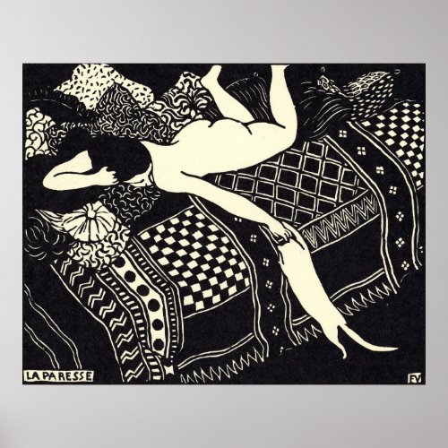 Félix Vallotton - La paresse, 1896 Poster posters