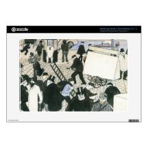 Felix Vallotton - Street scene Samsung Chromebook Decals