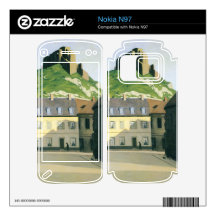 Felix Vallotton - Town square in Andlys Decal For Nokia N97