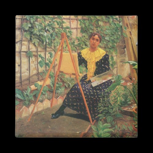 Felix Vallotton - Young woman painting Refrigerator Magnets