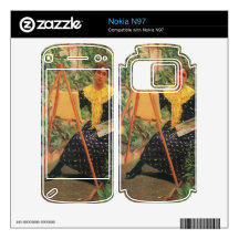Felix Vallotton - Young woman painting Nokia N97 Decal