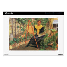 Felix Vallotton - Young woman painting Samsung Chromebook Decals