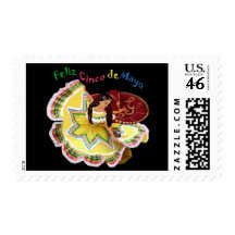 Feliz Cinco de Mayo Postage Stamp