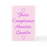 Feliz Cumpleanos Abuelita Querida Cards