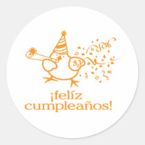 ¡felíz cumpleaños! = happy birthday! stickers stickers