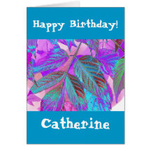 Feliz cumpleaños/nombre del personalizar felicitación