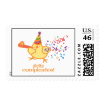 Feliz Cumpleanos Postage Stamps stamps