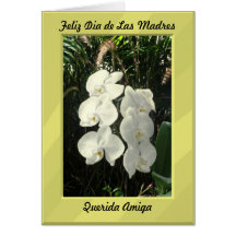 Feliz Dia de las madres querida amiga Greeting Card