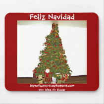 Feliz Navidad alfombrilla (Mousepad) by imperfectiomism Feliz Navidad alfombrilla (Mousepad)
