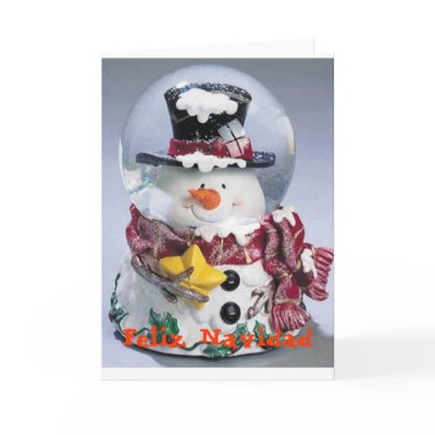 Feliz Navidad Greeting Card by elgatomalo