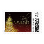 Feliz Navidad Christmas Postage Stamps