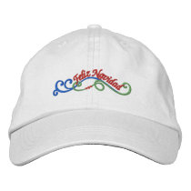 Feliz Navidad embroidered hats by cowboyannie Feliz Navidad embroidered hats