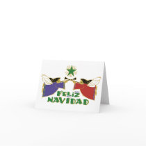 Feliz Navidad greeting card by tshirtfun Feliz Navidad greeting card