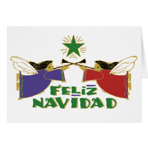 Feliz Navidad greeting card | Zazzle
