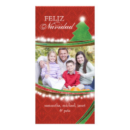 Feliz Navidad Joyous Christmas Family Photocards Photo Card Template