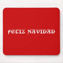 FELIZ NAVIDAD mousepads by saraimata06 FELIZ NAVIDAD mousepads