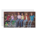 Feliz Navidad: One Large Photo Photo Card Template