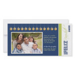 Feliz Navidad Spanish Holiday Photocard (navy)