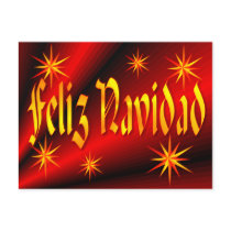 Feliz Navidad - Stars postcards by NuestraFamilia Feliz Navidad - Stars postcards