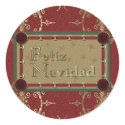 Feliz Navidad Stickers by Jamene Feliz Navidad Stickers
