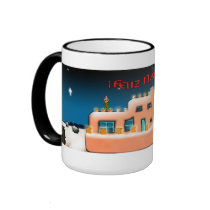 Feliz Navidad, Y'all! mugs by ZiaSun Feliz Navidad, Y'all! mugs