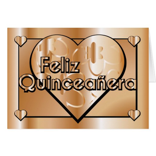 Feliz Quinceañera Happy 15th Birthday Card Zazzle