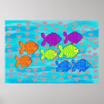 Fell in love fish posters