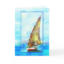 Felouca on the nile cards