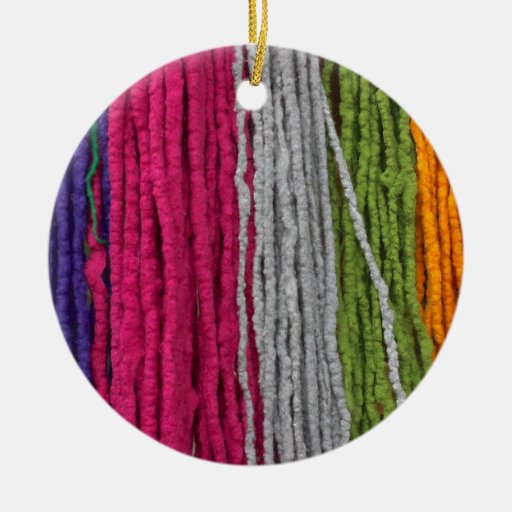 Felt DIY Strings Ceramic Ornament Zazzle