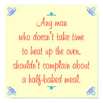 Fem. Gems_Food For Thought_Half Baked posters