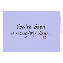 Fem. Gems_You've been a naughty boy cards by UCanSayThatAgain Fem. Gems_You've been a naughty boy cards