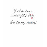 Fem. Gems_You've been a naughty boy Tshirt