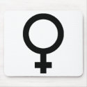 Femal - Woman - Women Sign mousepads by Tomaniac Femal - Woman - Women Sign mousepads