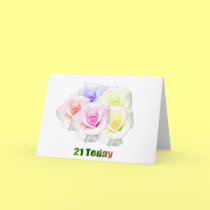 Female 21st Card