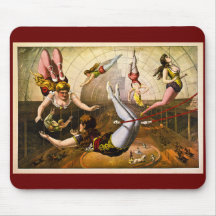 Female Acrobats 1890 Mousepad